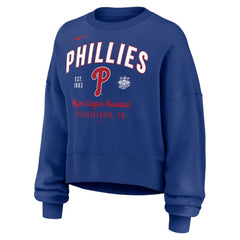 Philadelphia Phillies Nike Women's Oversized High Hip Pullover Sweatshirt - MLB Pullover