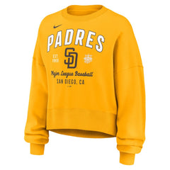 San Diego Padres Nike Women's Oversized High Hip Pullover Sweatshirt - MLB Pullover