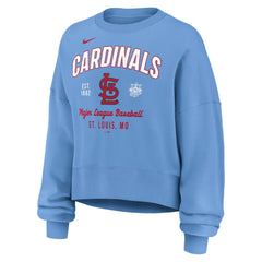 St. Louis Cardinals Nike Women's Oversized High Hip Pullover Sweatshirt - MLB Pullover
