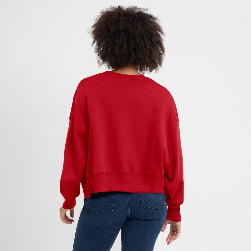 Texas Rangers Nike Women's Oversized High Hip Pullover Sweatshirt - MLB Pullover