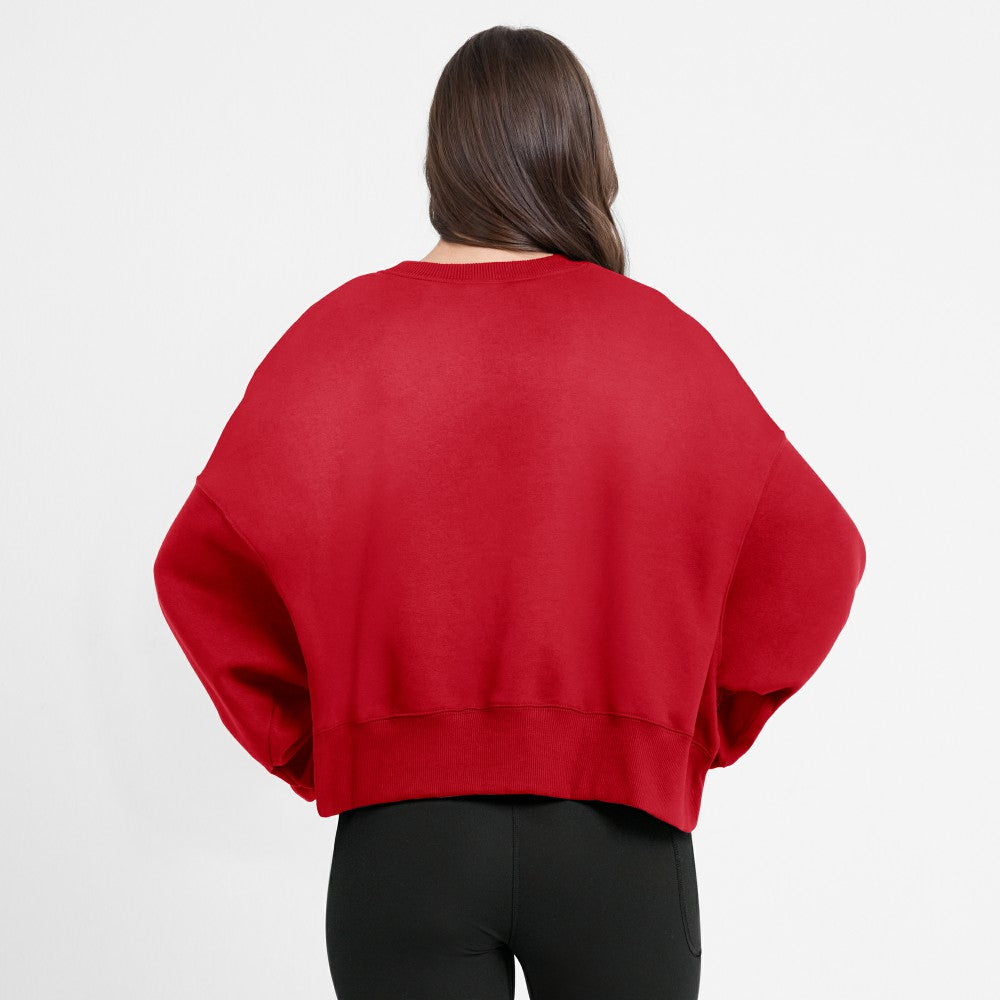 Cleveland Guardians Nike Women's Oversized High Hip Pullover Sweatshirt - MLB Pullover