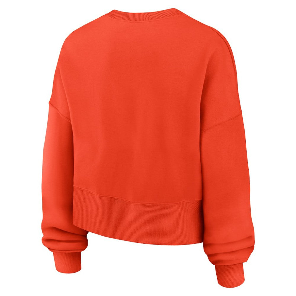 Houston Astros Nike Women's Oversized High Hip Pullover Sweatshirt - MLB Pullover