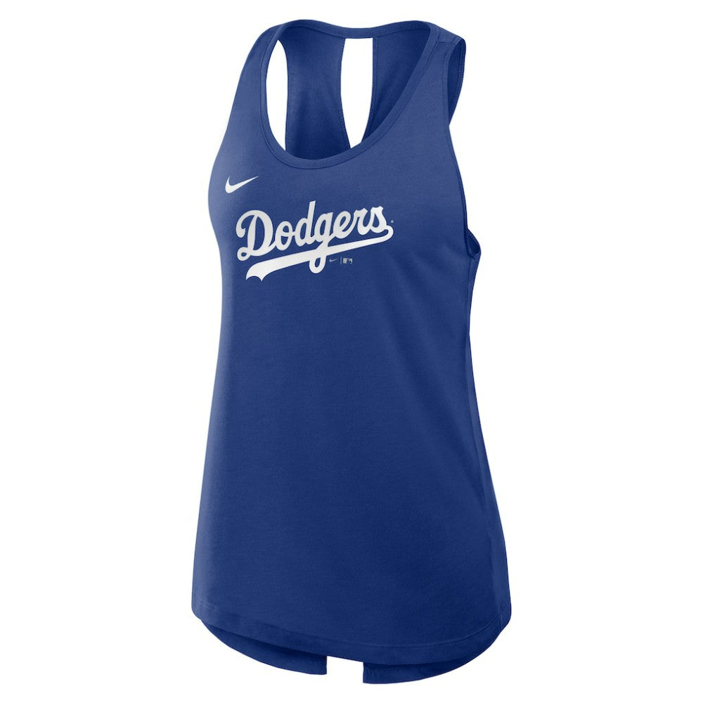 Los Angeles Dodgers Nike Open-Back Crisscross Dri-FIT Tank Top - MLB Tanks