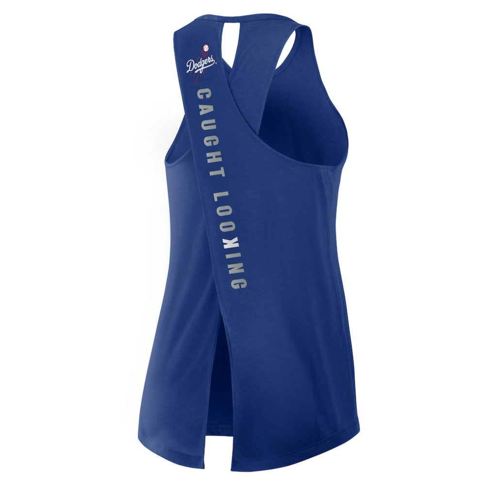 Los Angeles Dodgers Nike Open-Back Crisscross Dri-FIT Tank Top - MLB Tanks
