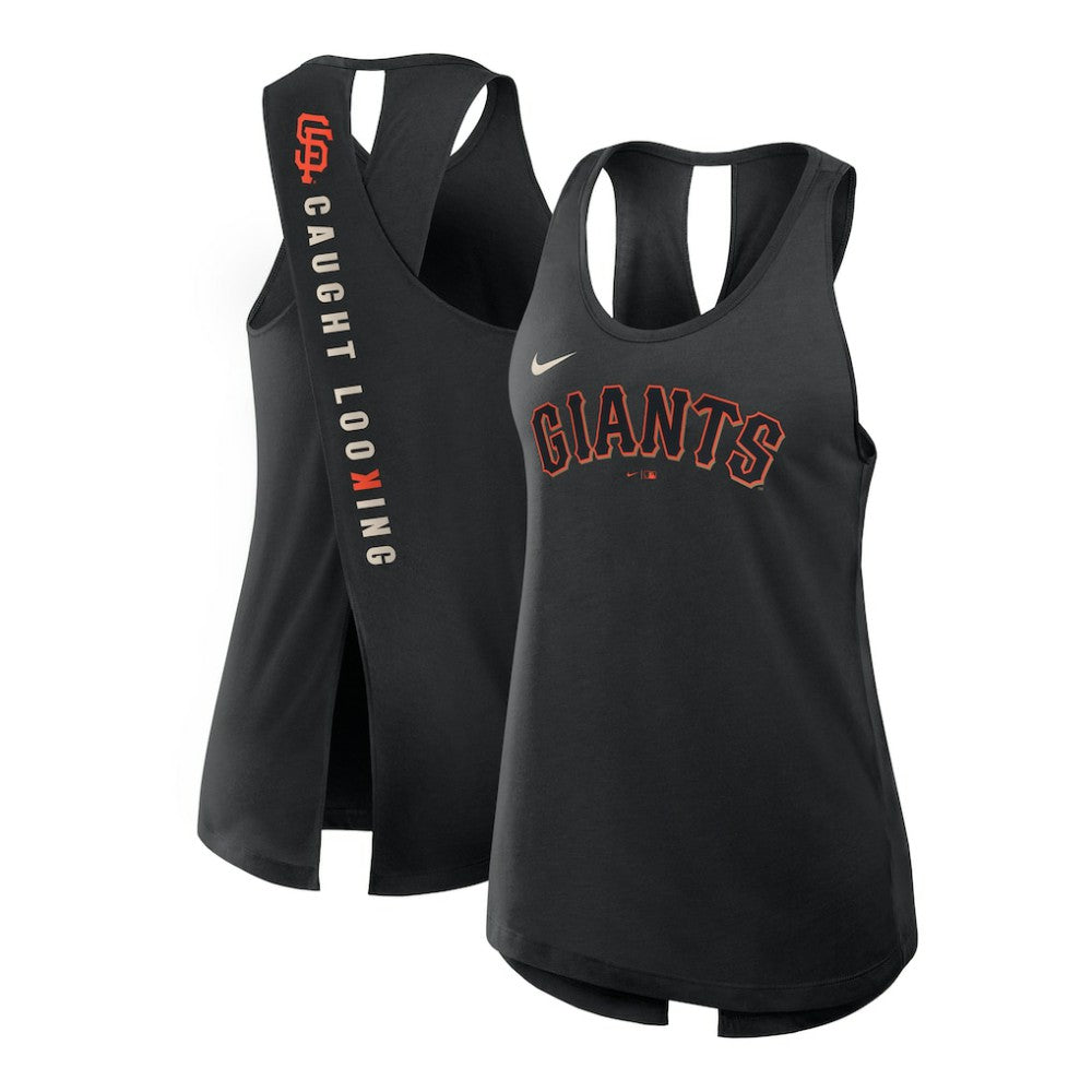 San Francisco Giants Nike Open-Back Crisscross Dri-FIT Tank Top - MLB Tanks