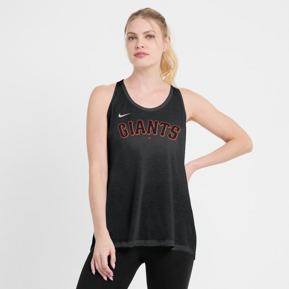 San Francisco Giants Nike Open-Back Crisscross Dri-FIT Tank Top - MLB Tanks