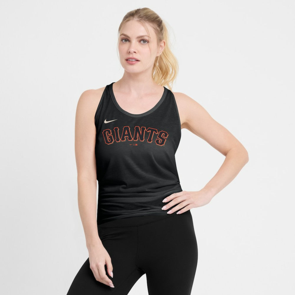 San Francisco Giants Nike Open-Back Crisscross Dri-FIT Tank Top - MLB Tanks