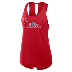 Philadelphia Phillies Nike Open-Back Crisscross Dri-FIT Tank Top - MLB Tanks