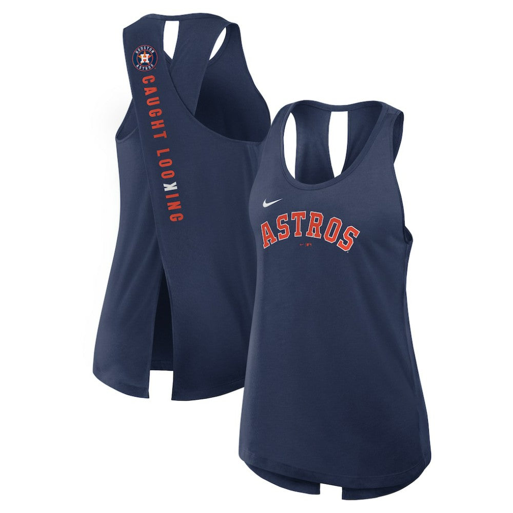 Houston Astros Nike Open-Back Crisscross Dri-FIT Tank Top - MLB Tanks