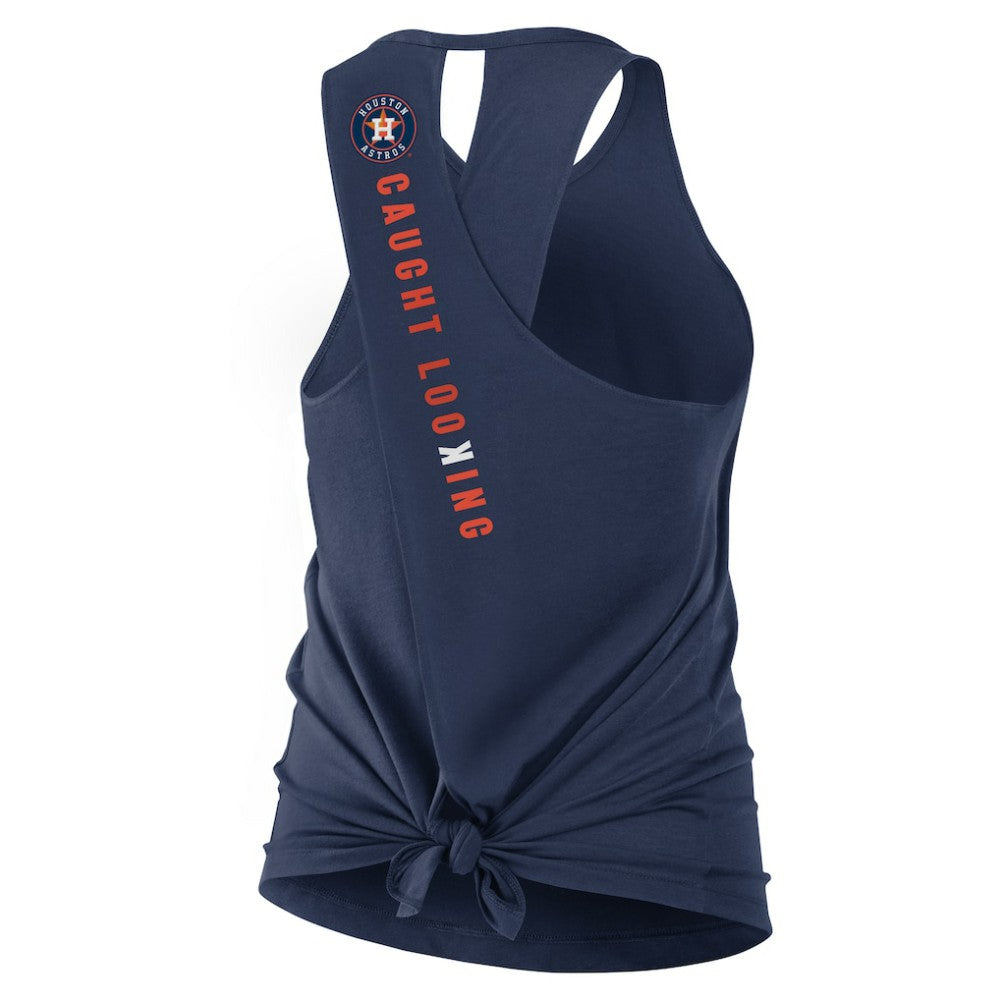 Houston Astros Nike Open-Back Crisscross Dri-FIT Tank Top - MLB Tanks