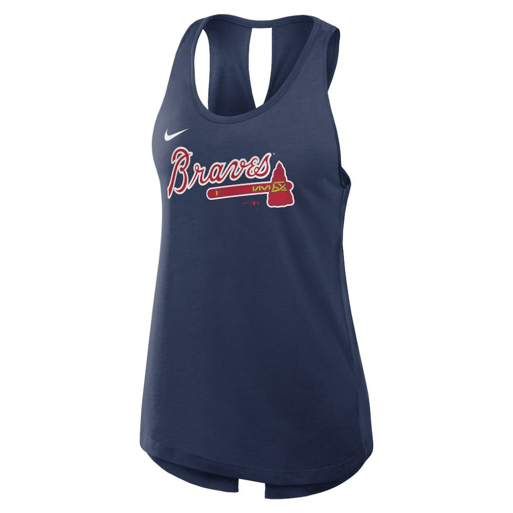 Atlanta Braves Nike Open-Back Crisscross Dri-FIT Tank Top - MLB Tanks