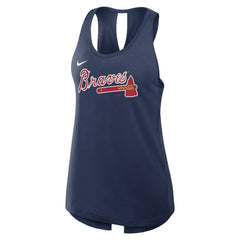 Atlanta Braves Nike Open-Back Crisscross Dri-FIT Tank Top - MLB Tanks