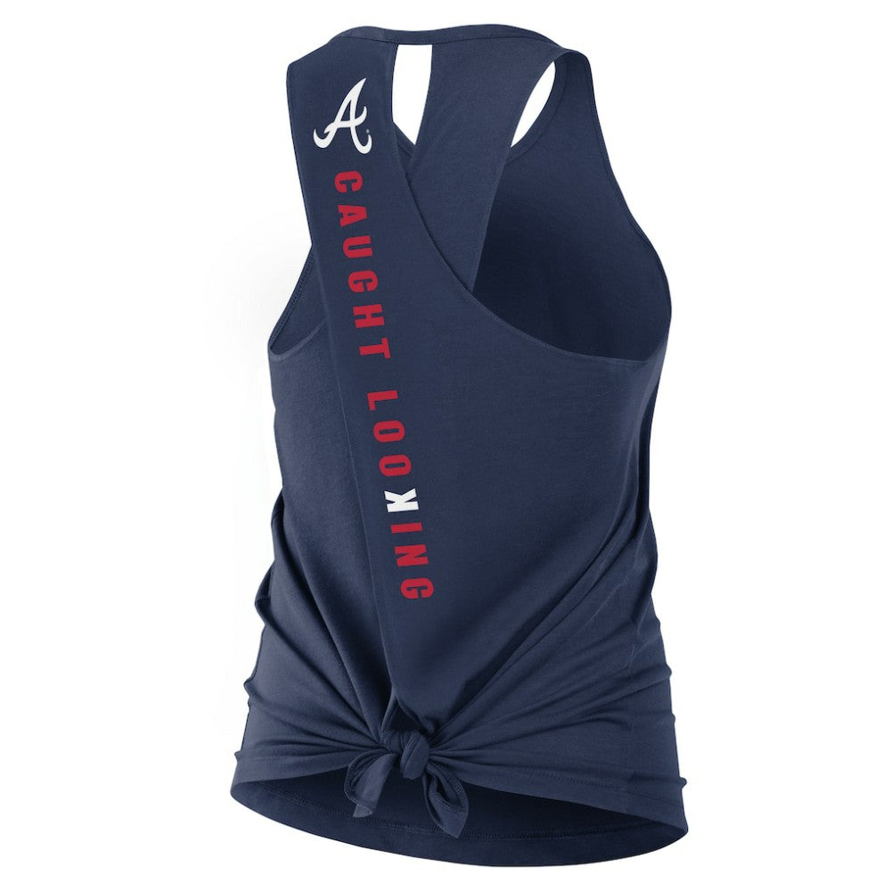 Atlanta Braves Nike Open-Back Crisscross Dri-FIT Tank Top - MLB Tanks