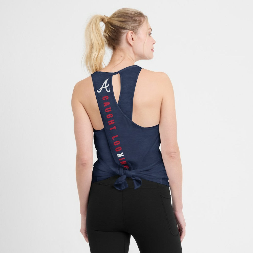 Atlanta Braves Nike Open-Back Crisscross Dri-FIT Tank Top - MLB Tanks