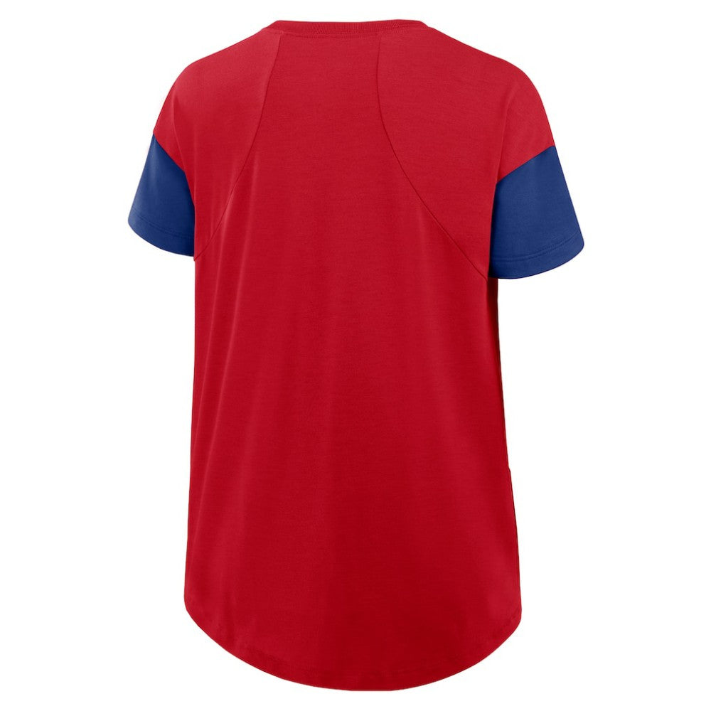 Philadelphia Phillies Nike Women's Flowy Fashion Tri-Blend Dri-FIT T-Shirt - MLB T-shirts