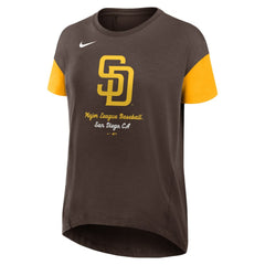 San Diego Padres Nike Women's Flowy Fashion Tri-Blend Dri-FIT T-Shirt - MLB T-shirts