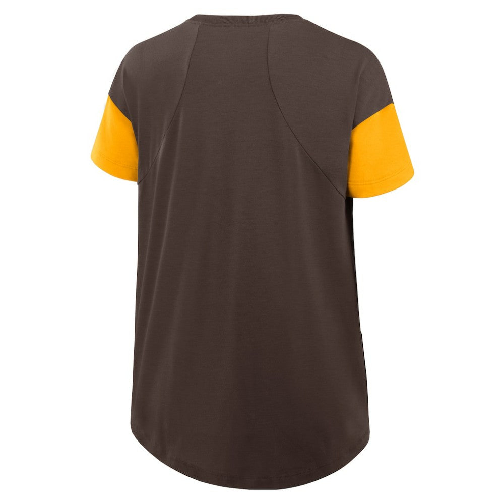 San Diego Padres Nike Women's Flowy Fashion Tri-Blend Dri-FIT T-Shirt - MLB T-shirts