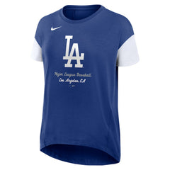 Los Angeles Dodgers Nike Women's Flowy Fashion Tri-Blend Dri-FIT T-Shirt - MLB T-shirts