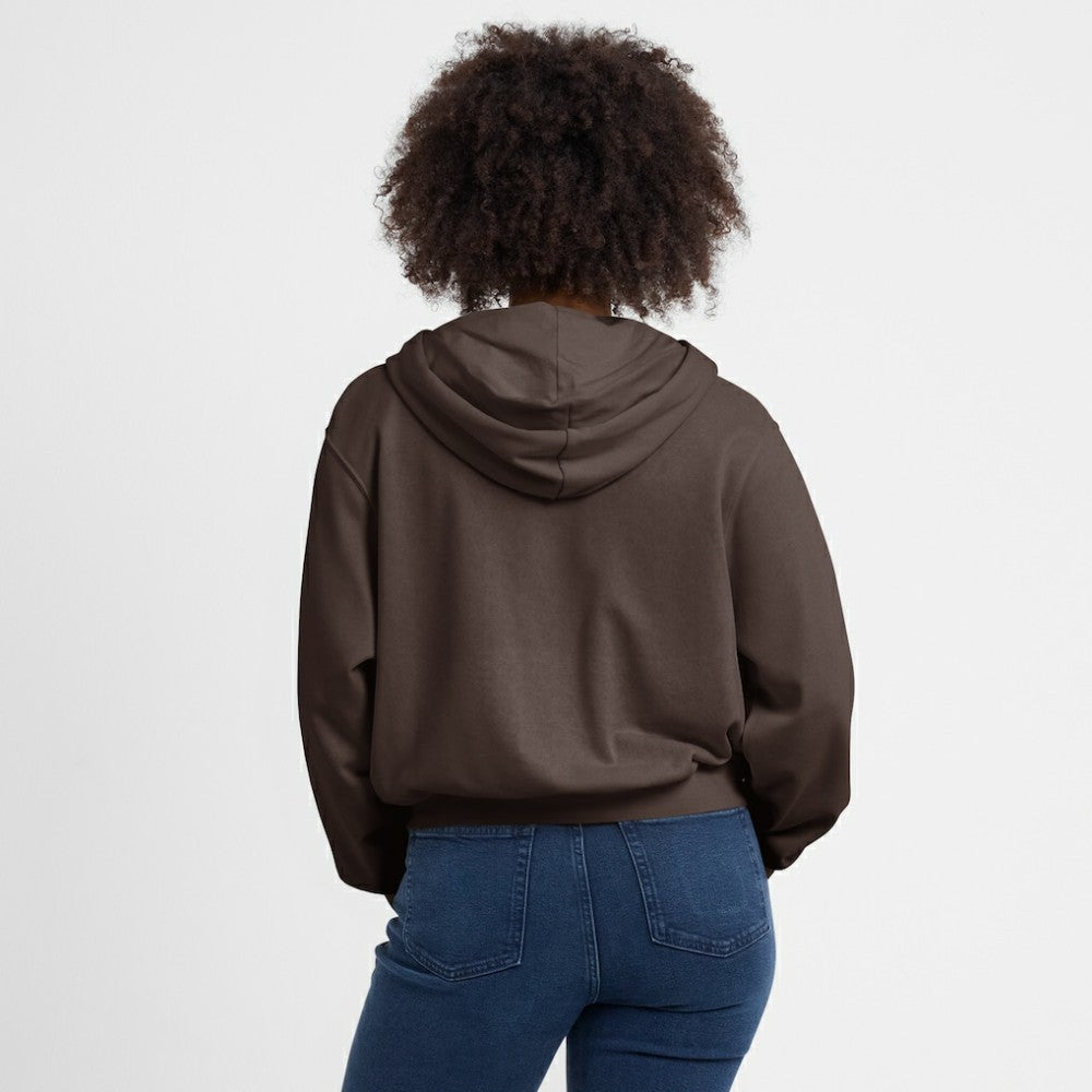 San Diego Padres Nike Women's Cropped Chill Full-Zip Hoodie - MLB Hoodies