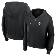 San Francisco Giants Nike Women's Cropped Chill Full-Zip Hoodie - MLB Hoodies