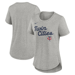 Minnesota Twins Nike Women's Script Tri-Blend T-Shirt - MLB T-shirts