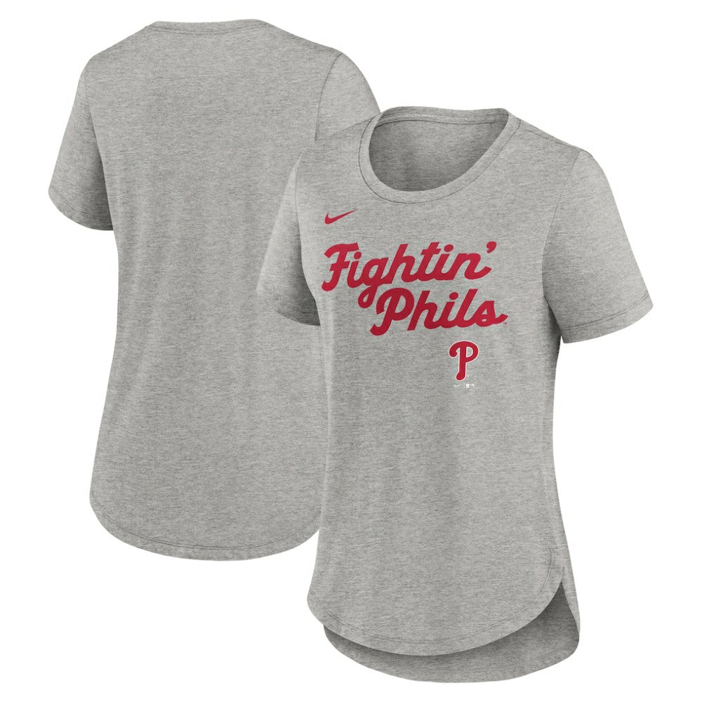 Philadelphia Phillies Nike Women's Script Tri-Blend T-Shirt - MLB T-shirts