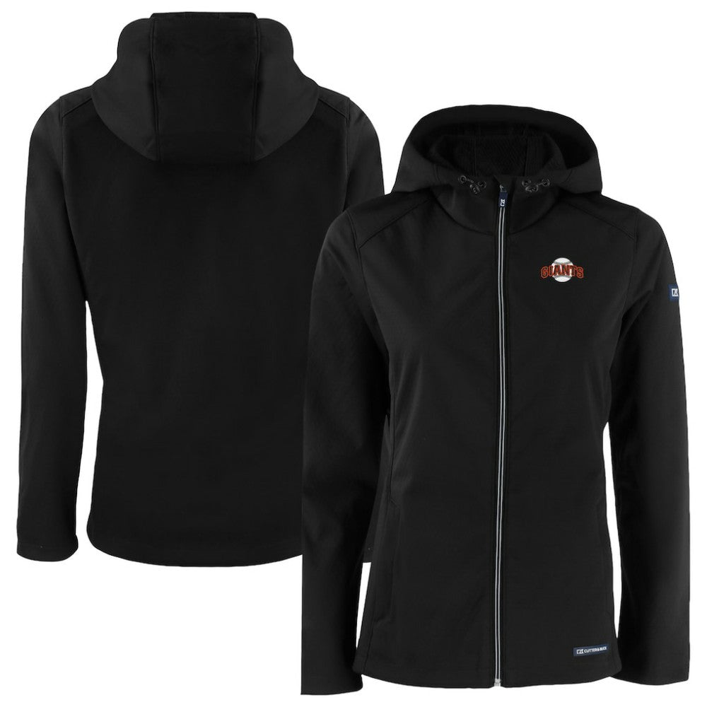 San Francisco Giants Cutter & Buck Women's Evoke Eco Softshell Recycled Full-Zip Jacket - MLB Jackets