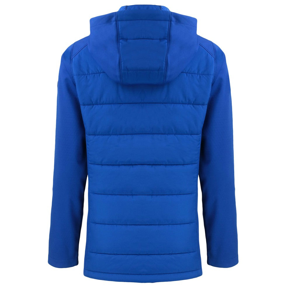 Kansas City Royals Cutter & Buck Women's  Evoke Hybrid Eco Softshell Recycled Full-Zip Hoodie Jacket - MLB Jackets