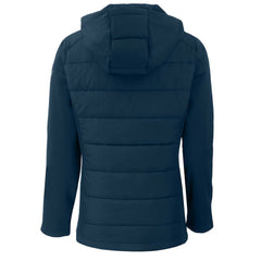 Los Angeles Dodgers Cutter & Buck Women's  Evoke Hybrid Eco Softshell Recycled Full-Zip Hoodie Jacket - MLB Jackets