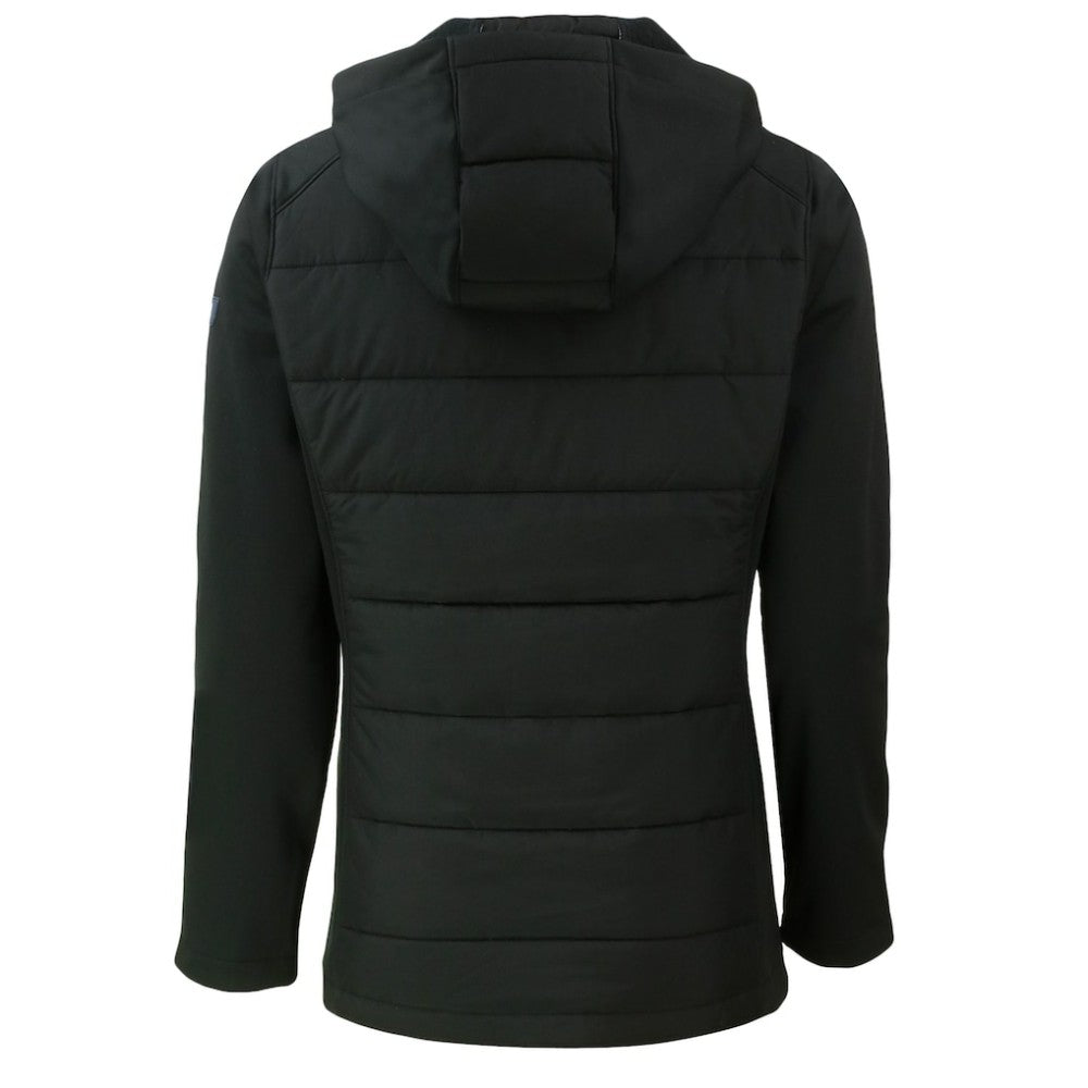 San Francisco Giants Cutter & Buck Women's  Evoke Hybrid Eco Softshell Recycled Full-Zip Hoodie Jacket - MLB Jackets