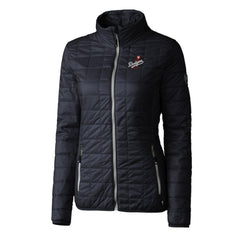 Los Angeles Dodgers Cutter & Buck Women's Rainier PrimaLoft Eco Insulated Full-Zip Puffer Jacket - MLB Jackets