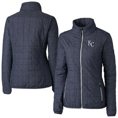 Kansas City Royals Cutter & Buck Women's Rainier PrimaLoft Eco Insulated Full-Zip Puffer Jacket - MLB Jackets
