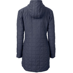 Kansas City Royals Cutter & Buck Women's Rainier Primaloft Eco Insulated Hooded Full-Zip Long Coat - MLB