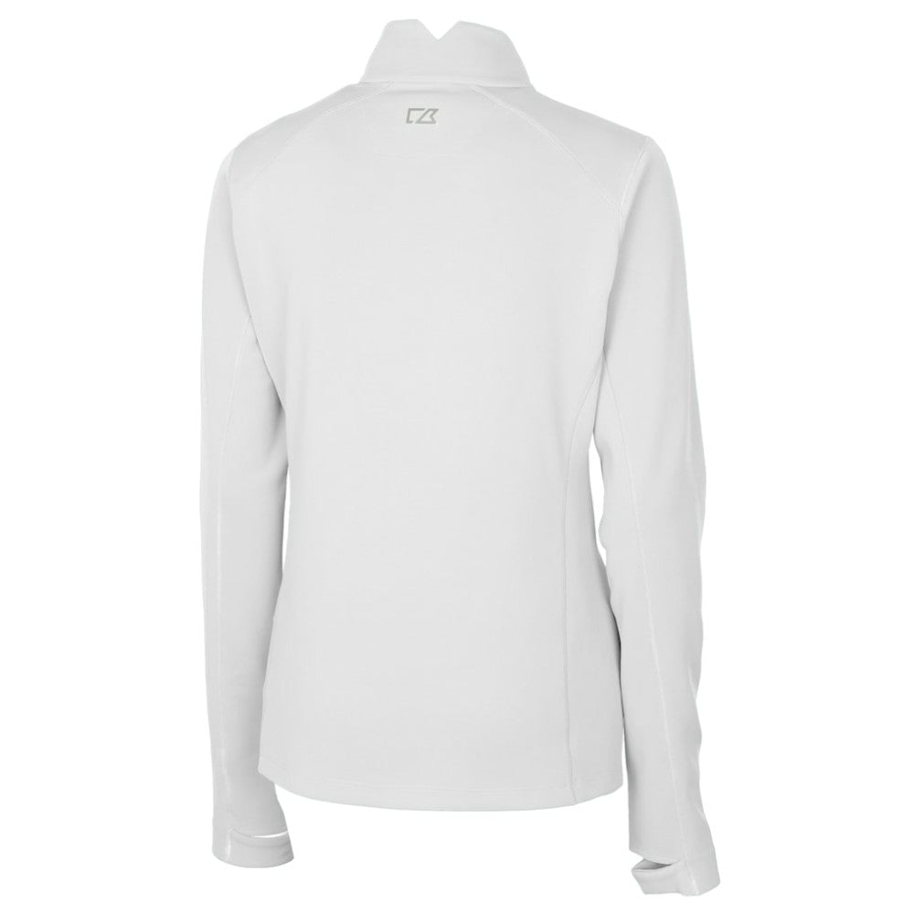 Detroit Tigers Cutter & Buck Women's  Traverse Stretch Quarter-Zip Pullover Top - MLB Pullover