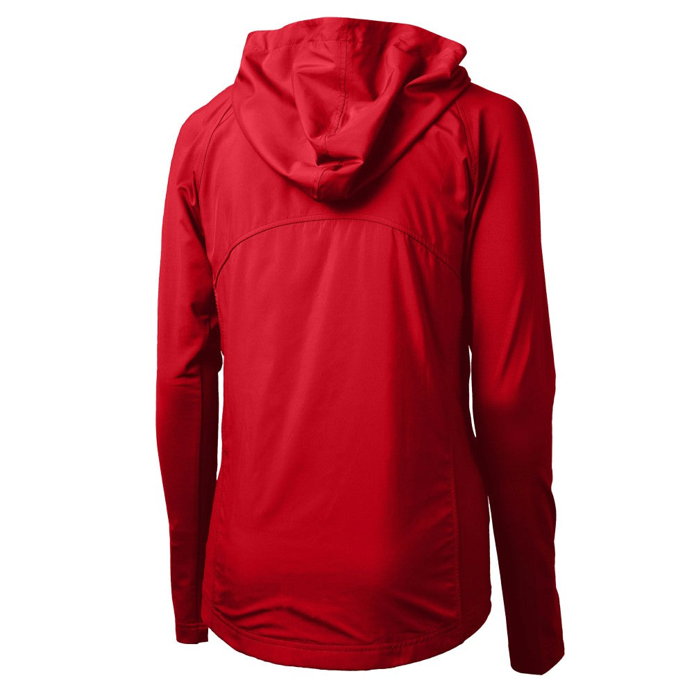 Cleveland Guardians Cutter & Buck Women's  Adapt Eco Knit Hybrid Recycled Full-Zip Hoodie - MLB Hoodies