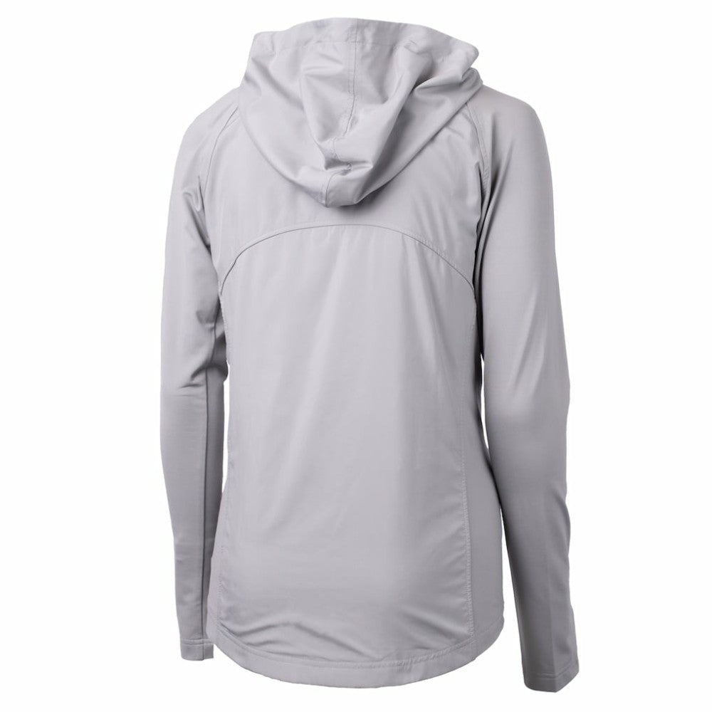 Detroit Tigers Cutter & Buck Women's  Adapt Eco Knit Hybrid Recycled Full-Zip Hoodie - MLB Hoodies