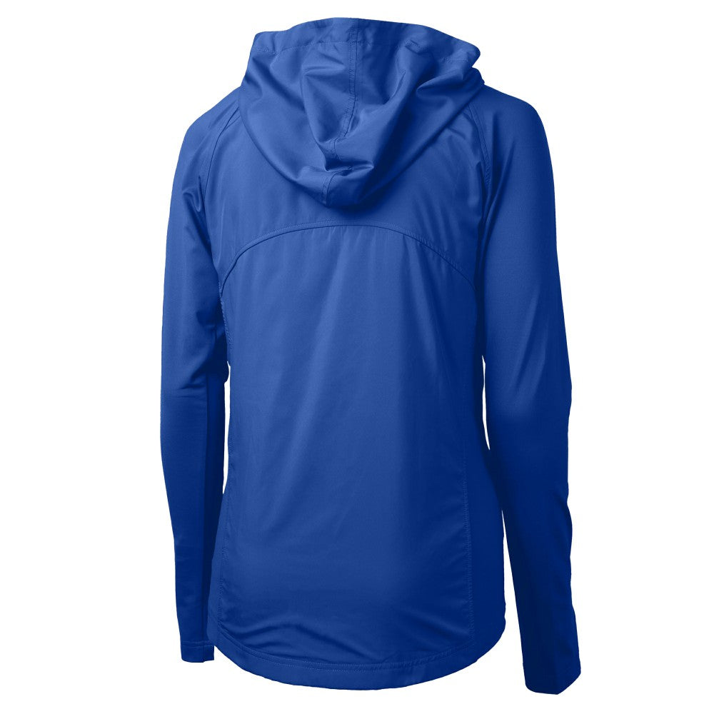 Los Angeles Dodgers Cutter & Buck Women's  Adapt Eco Knit Hybrid Recycled Full-Zip Hoodie - MLB Hoodies