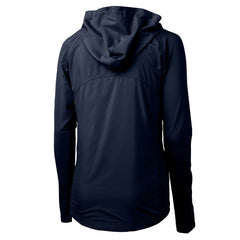 Cleveland Guardians Cutter & Buck Women's  Adapt Eco Knit Hybrid Recycled Full-Zip Hoodie - MLB Hoodies