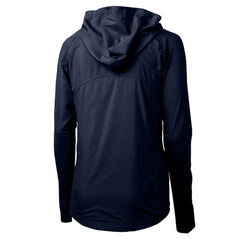 Seattle Mariners Cutter & Buck Women's  Adapt Eco Knit Hybrid Recycled Full-Zip Hoodie - MLB Hoodies