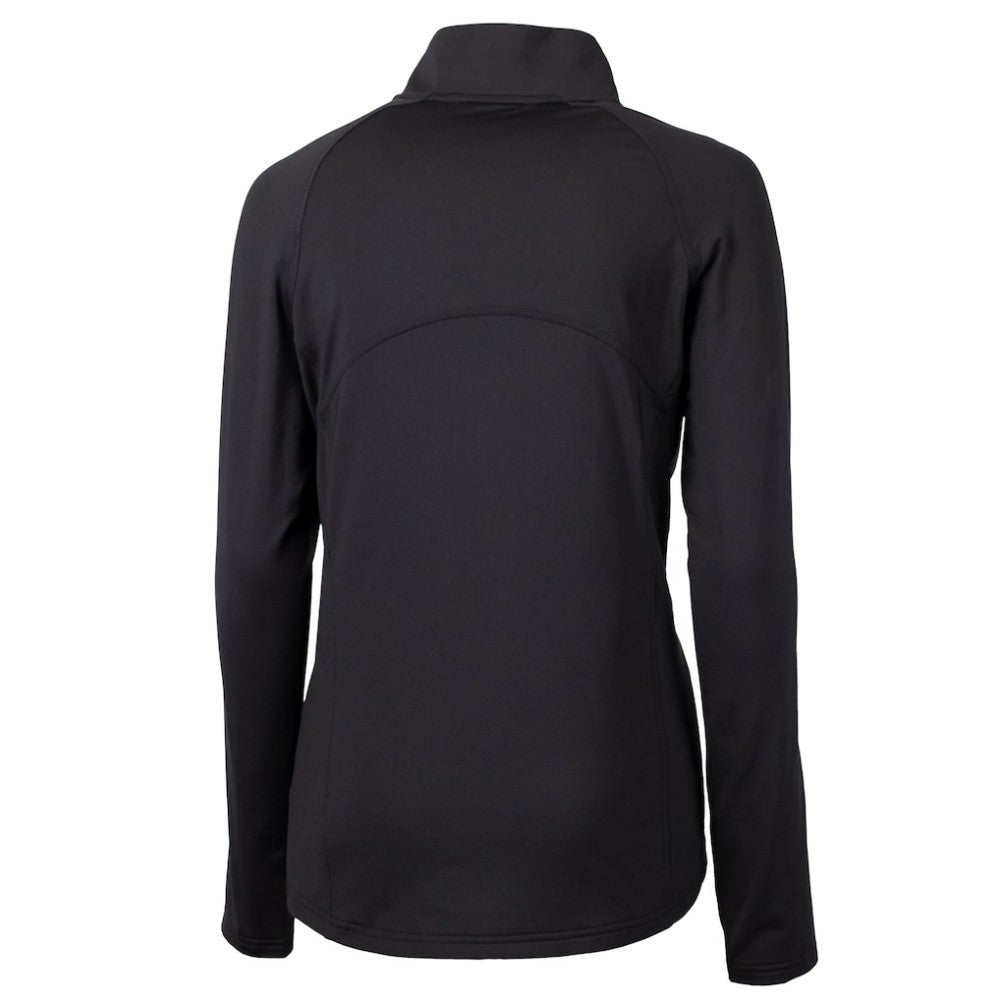 Baltimore Orioles Cutter & Buck Women's  DryTec Adapt Eco Knit Stretch Recycled Raglan Half-Zip Top - MLB Tops
