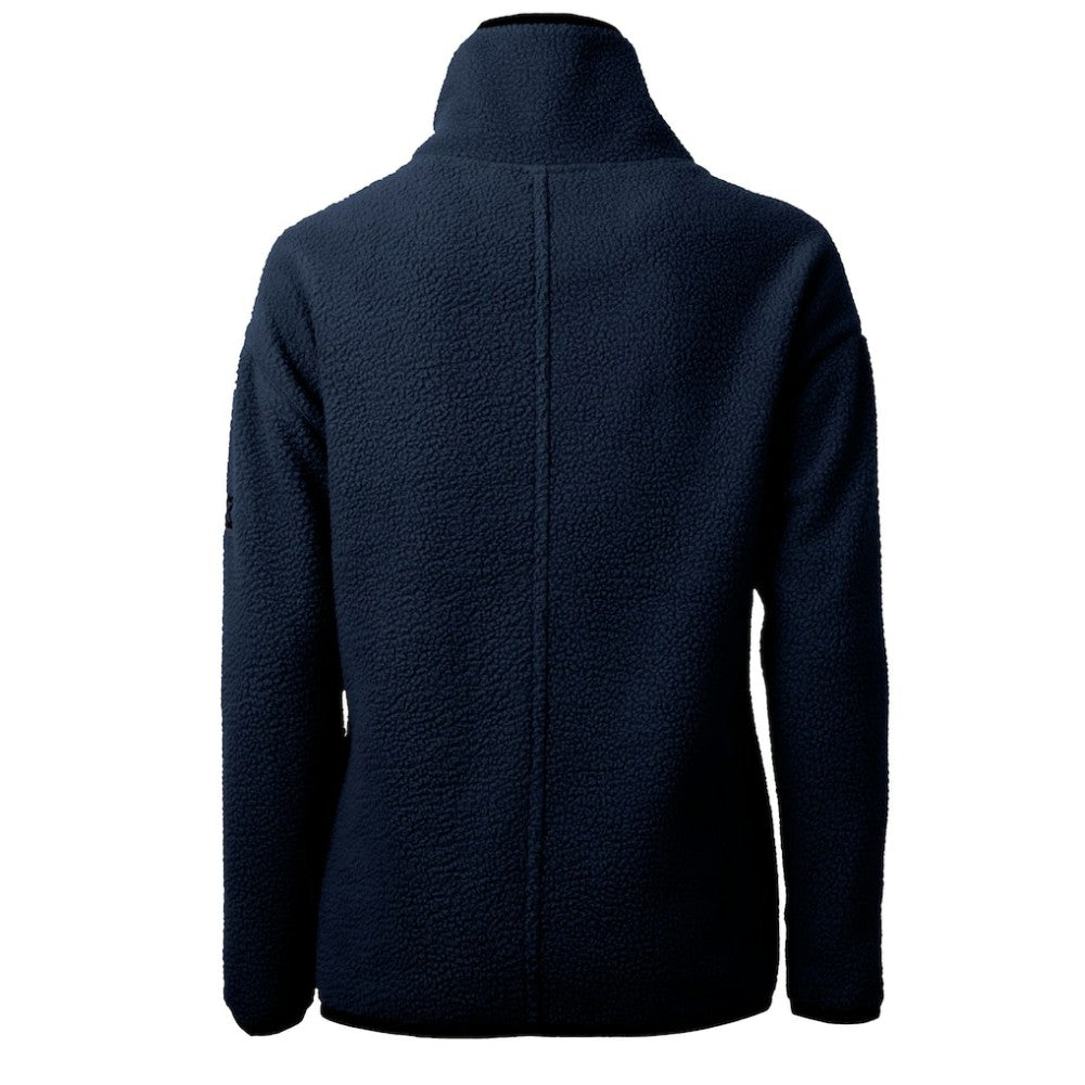Chicago Cubs Cutter & Buck Women's Cooperstown Collection Cascade Eco Sherpa Fleece Half-Zip Pullover Jacket - MLB Jackets