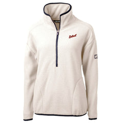 Detroit Tigers Cutter & Buck Women's  Cascade Eco Sherpa Fleece Half-Zip Pullover Jacket - MLB Jackets