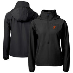 Baltimore Orioles Cutter & Buck Women's  Charter Eco Recycled Half-Zip Anorak Jacket - MLB Jackets