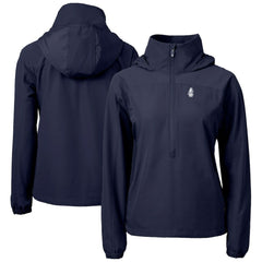 Chicago Cubs Cutter & Buck Women's Cooperstown Collection Charter Eco Recycled Half-Zip Anorak Jacket - MLB Jackets