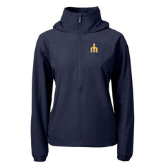 Seattle Mariners Cutter & Buck Women's  Charter Eco Recycled Half-Zip Anorak Jacket - MLB Jackets