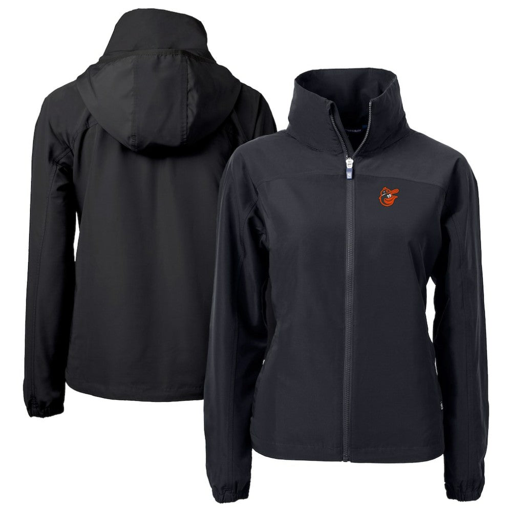 Baltimore Orioles Cutter & Buck Women's  Charter Eco Recycled Full-Zip Jacket - MLB Jackets