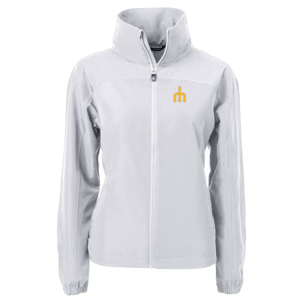 Seattle Mariners Cutter & Buck Women's  Charter Eco Recycled Full-Zip Jacket - MLB Jackets