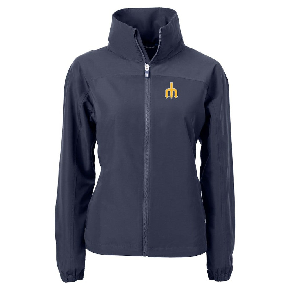 Seattle Mariners Cutter & Buck Women's  Charter Eco Recycled Full-Zip Jacket - MLB Jackets