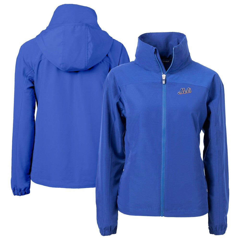 New York Mets Cutter & Buck Women's  Charter Eco Recycled Full-Zip Jacket - MLB Jackets