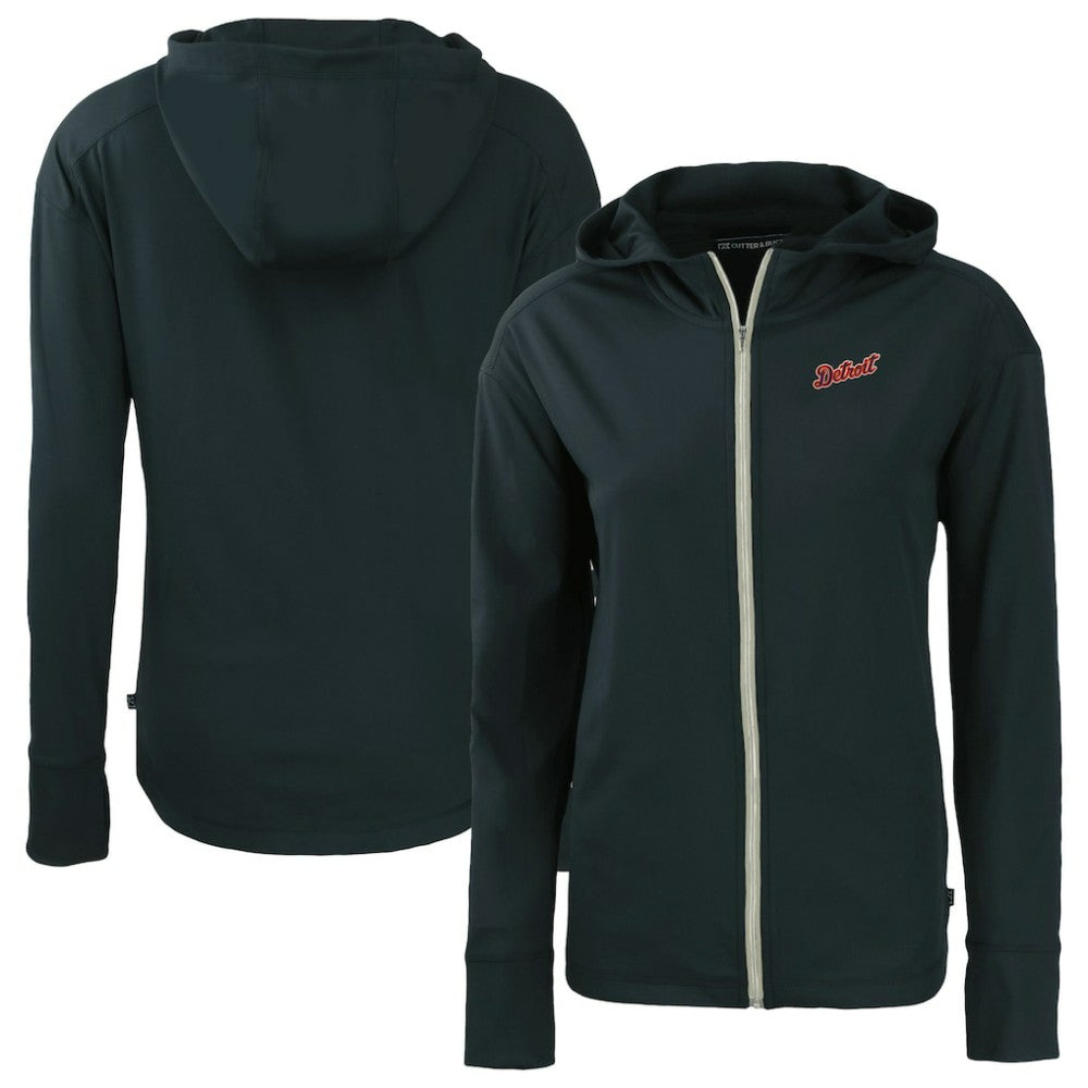 Detroit Tigers Cutter & Buck Women's  Daybreak Eco Recycled Full-Zip Hoodie Jacket - MLB Jackets